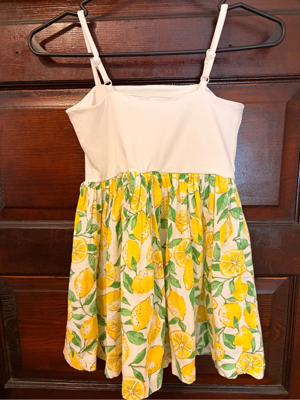 GAP White & Yellow Lemon-Print Girls Sundress